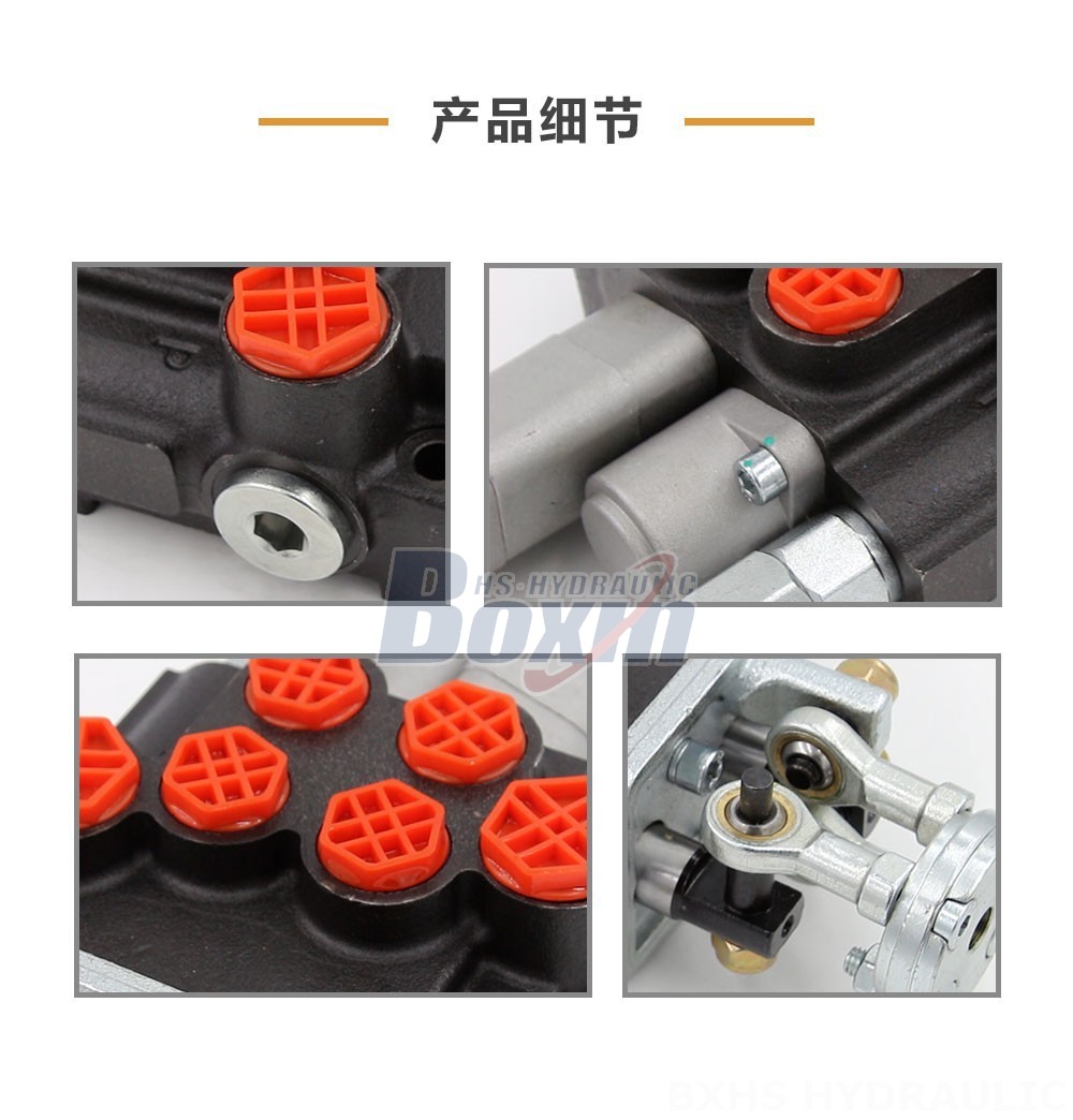P40-G12-G38-OT-QTW Manual and Joystick 2 Spool Monoblock Directional Valve | Manufacturer & Global Supplier